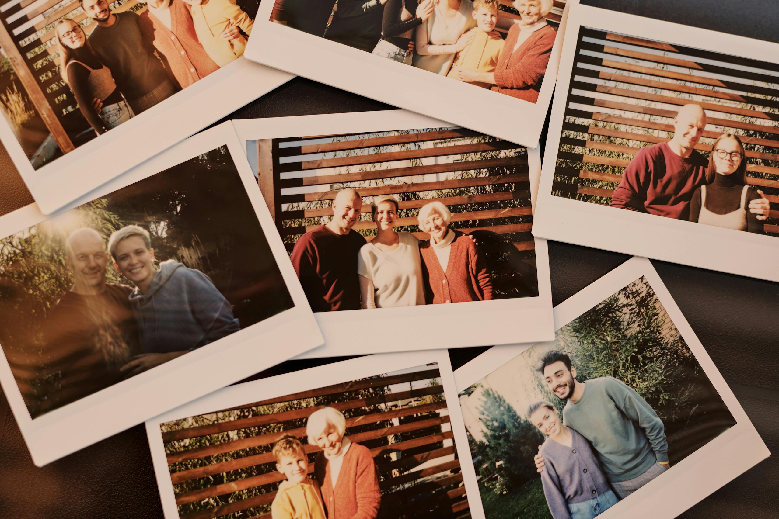 A heartfelt collection of family photos showcasing joyful moments and connections.